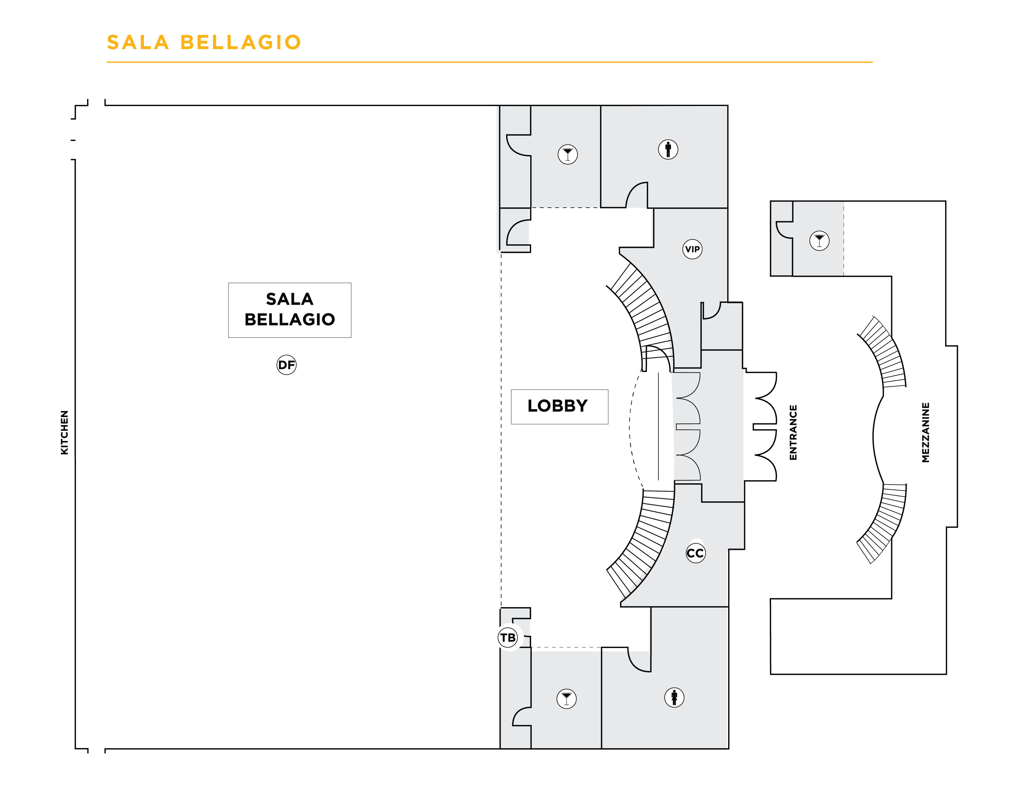 Bellagio Boutique Event Venue Diagram 1